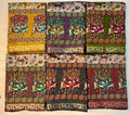 Mangalagiri Silk Saree with Viscose Weaving Border & Bandhani Print