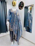Fendy Silk Heavy Embroidery & Sequence Farshi Palazzo Suit Set