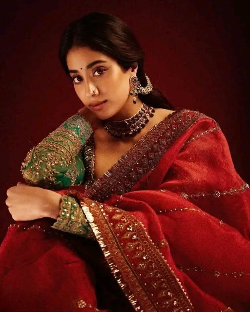Sutrani Kumkum Designer Soft Organza Saree with Heavy Embroidery Work
