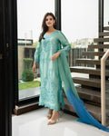 Designer Heavy Rayon 3-Piece Kurti & Pant Set