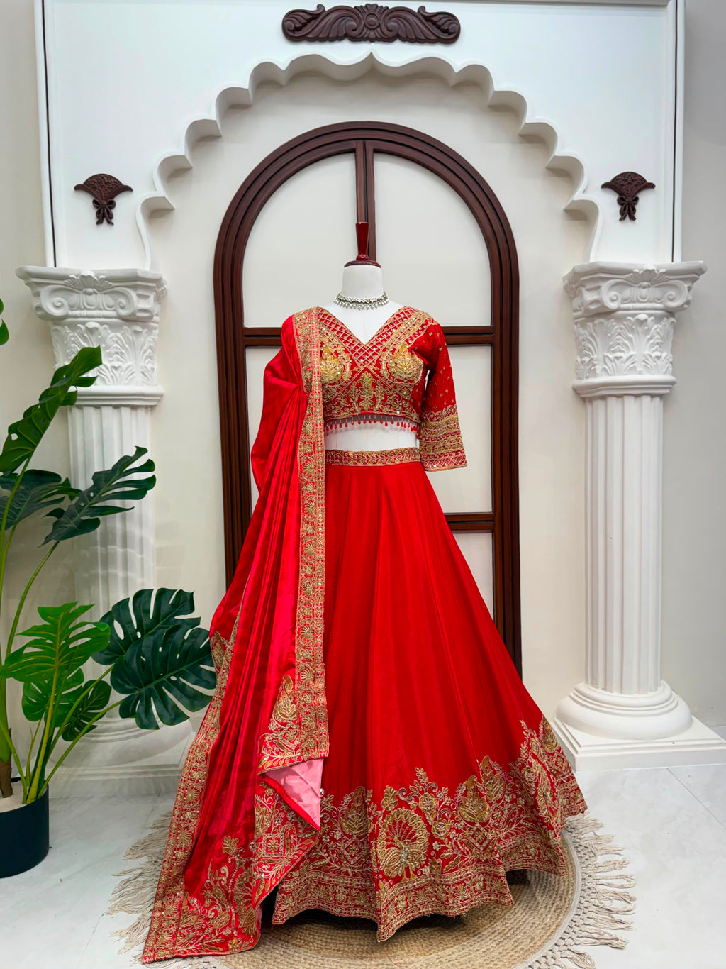 Heavy Chinon Silk Lehenga Choli Set with Sequence Coding Work & Digital Print Dupatta