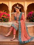 Heavy Embroidery Georgette Suit Set with Dupatta – Fully Stitched