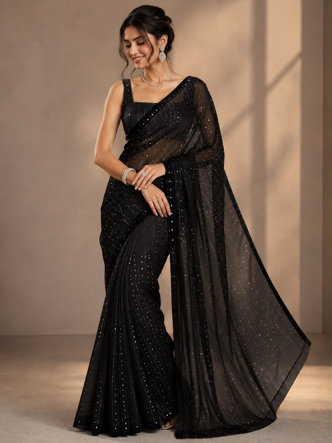Premium Soft Rangoli Silk Saree with Zari & Sequence Embroidery