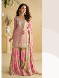 Exclusively Readymade Party Wear Chinon Silk Suit Set