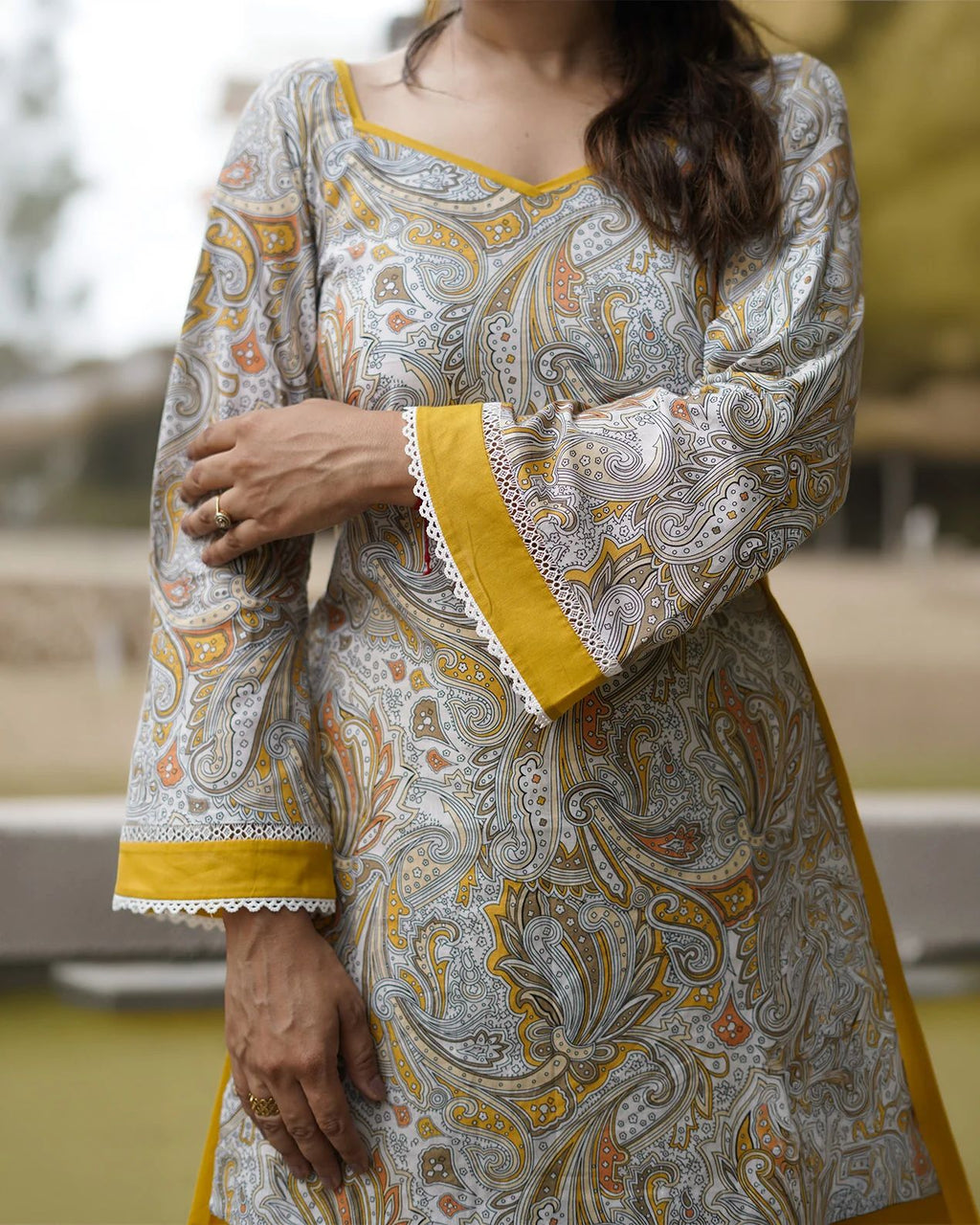 Designer Party Wear Digital Print Top, Farshi Salwar & Dupatta Set