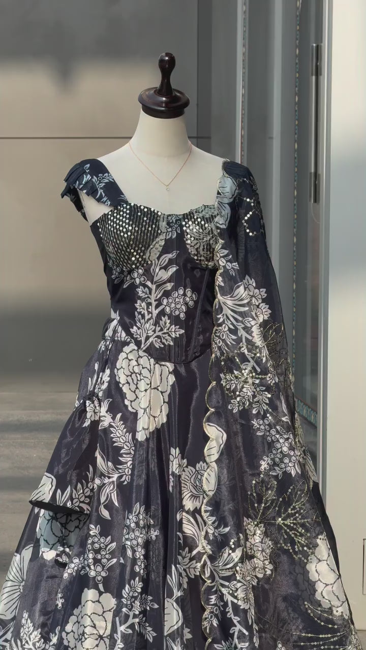 Exclusive corset Lehnga