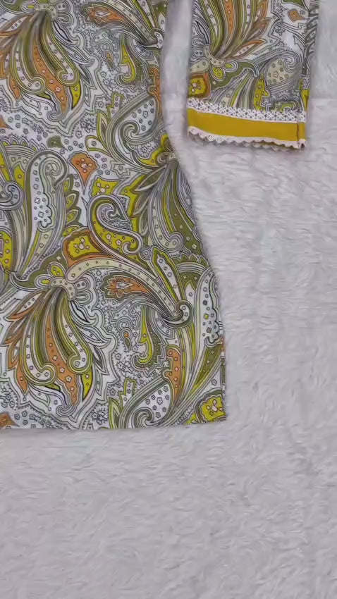 Designer Party Wear Digital Print Top, Farshi Salwar & Dupatta Set